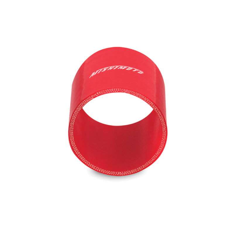 Mishimoto 3.0 Inch Red Straight Coupler - Racecraft Industries
