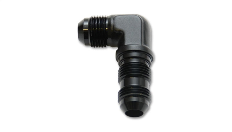 Vibrant -6AN Bulkhead Adapter 90 Degree Elbow Fitting - Anodized Black Only - Racecraft Industries