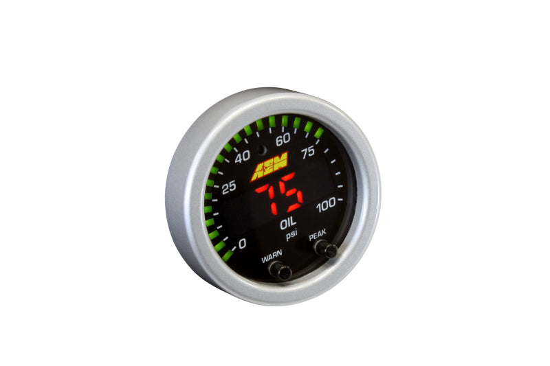 AEM X-Series Pressure 0-100psi Gauge Kit - Racecraft Industries