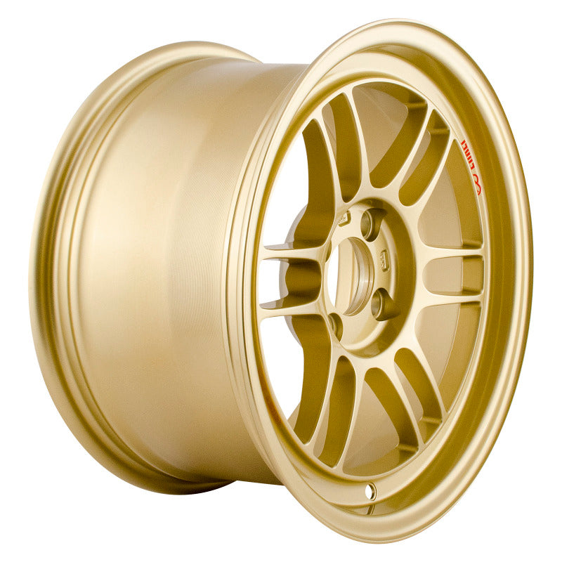 Enkei RPF1 15x8 4x100 28mm Offset 75mm Bore Gold Wheel - Racecraft Industries