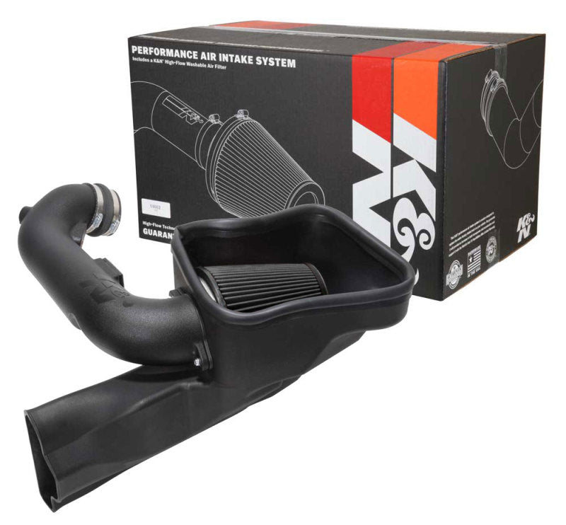 K&N 18-23 Ford Mustang GT 5.0L V8 F/I Dryflow Performance Air Intake System - Racecraft Industries