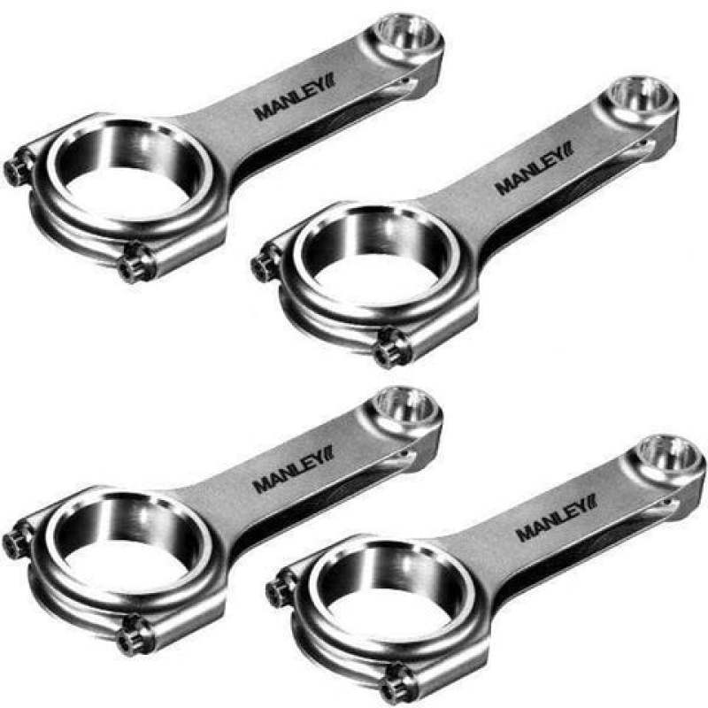 Manley Acura D16 (all) & ZC / Honda D16 (all) & ZC H-Beam Connecting Rod Set (Set of 4) - Racecraft Industries