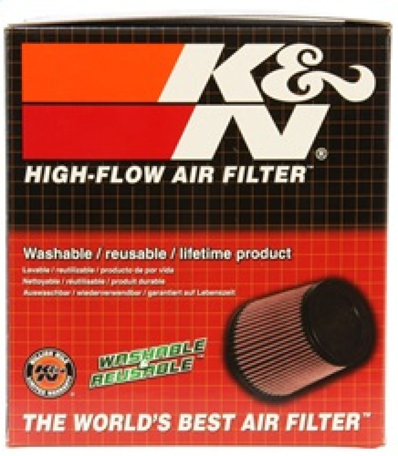 K&N Universal Rubber Filter Round Tapered 4.5in Flange ID x 5.875 Base OD x 5in Top OD x 3.25in H - Racecraft Industries