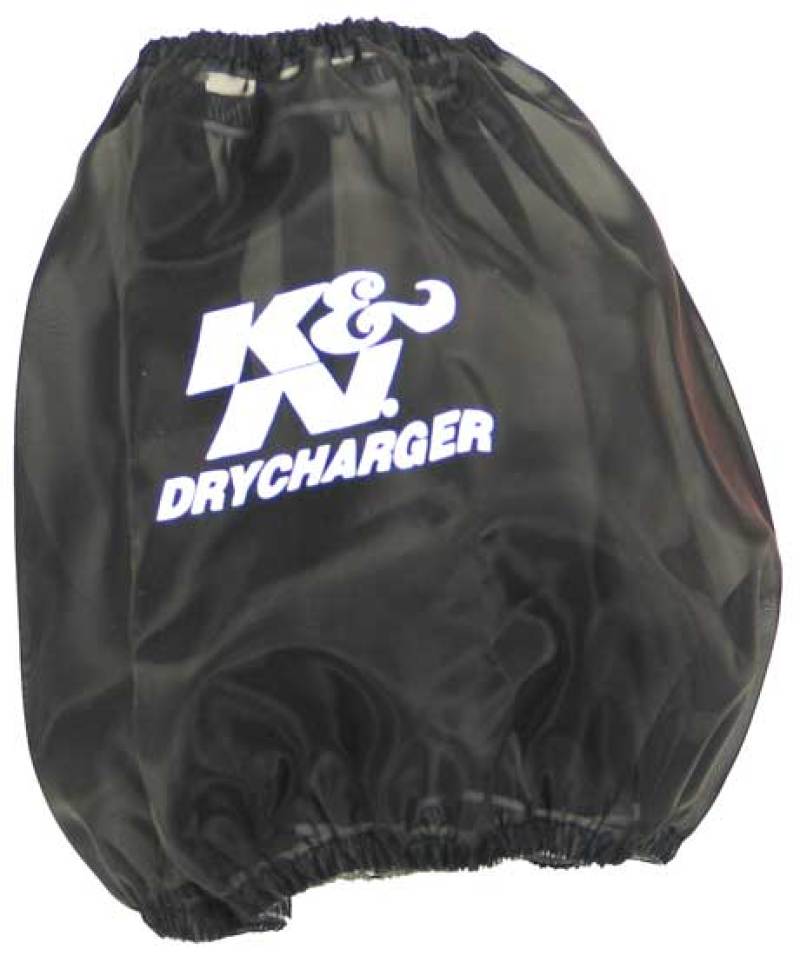 K&N Round Tapered Air Filter Wrap Black 7.5in Base ID / 4.5in Top ID / 6in Height - Racecraft Industries