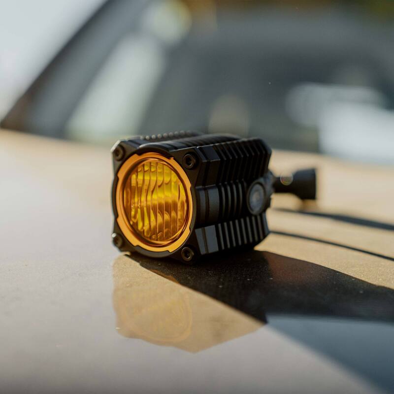 KC HiLiTES FLEX ERA 1 Performance Yellow Spread Beam Lens - Racecraft Industries