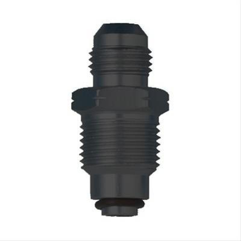 Fragola -6AN x 14mm x 1.5 Male Adapter-F.I. - Black - Racecraft Industries
