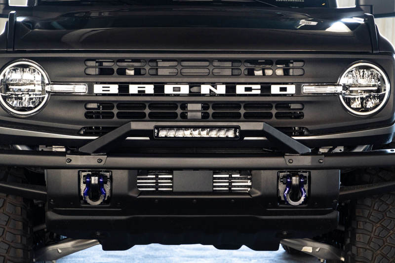 DV8 Offroad 21-22 Ford Bronco Factory Modular Front Bumper Bull Bar - Racecraft Industries