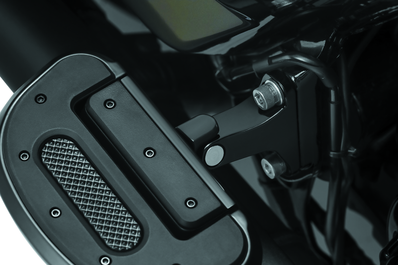 Kuryakyn Non-Pivot Splined Peg Adapter Harley-Davidson Models Black - Racecraft Industries