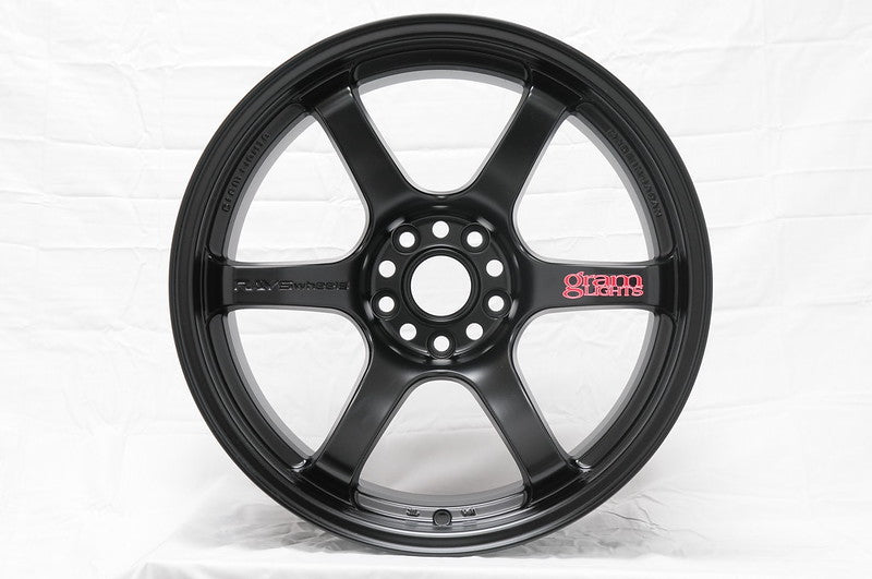 Gram Lights 57DR 19x9.5 +25 5-114.3 Semi Gloss Black Wheel - Racecraft Industries