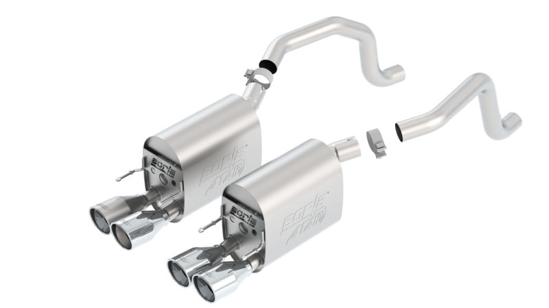 Borla 09-12 Chevy Corvette C6 Coupe/Convertible 6.2L 8cyl Aggressive ATAK Exhaust - Racecraft Industries