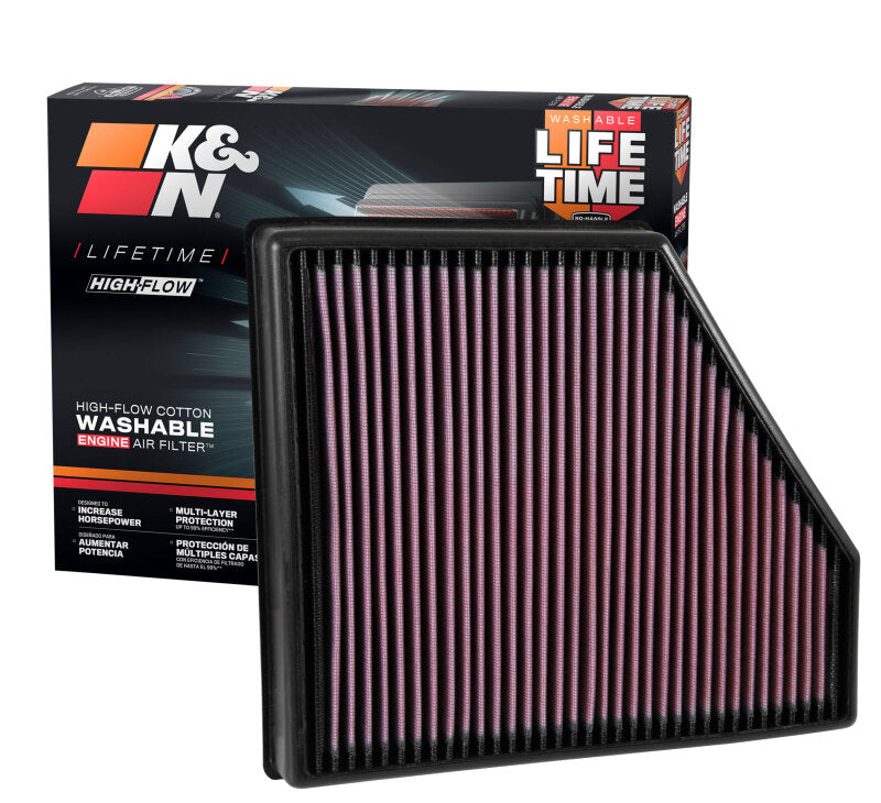 K&N 2016 Chevy Camaro SS 6.2L Drop In Air Filter - Racecraft Industries