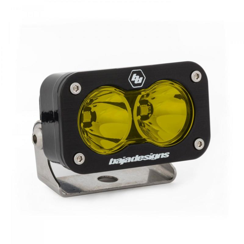 Baja Designs S2 Pro Spot Pattern LED Light - Amber - Racecraft Industries