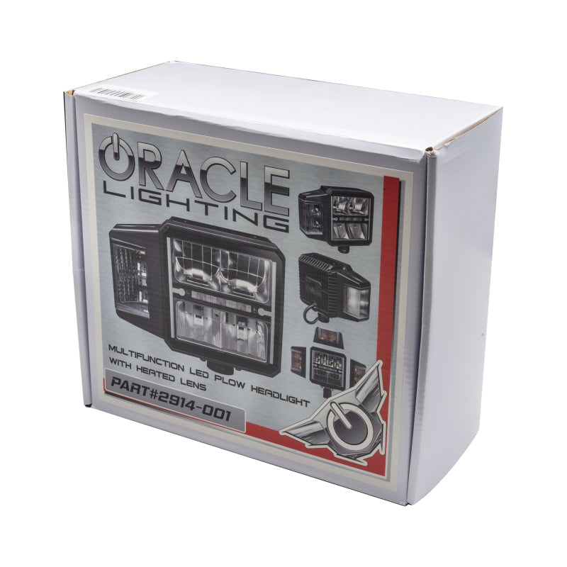 Oracle Lighting Multifunction LED Plow Headlight with Heated Lens 5700K SEE WARRANTY - Racecraft Industries