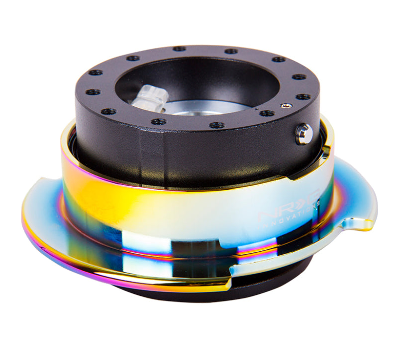 NRG Quick Release Gen 2.5 - Black Body / Neochrome Ring - Racecraft Industries