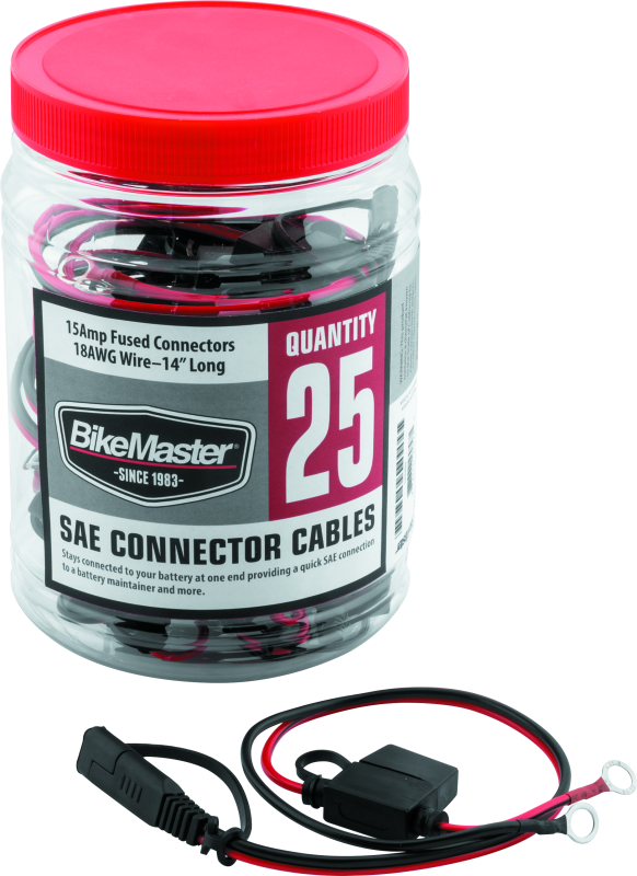 BikeMaster Sae Wire w/Fuse - 25Piece Tub - Racecraft Industries