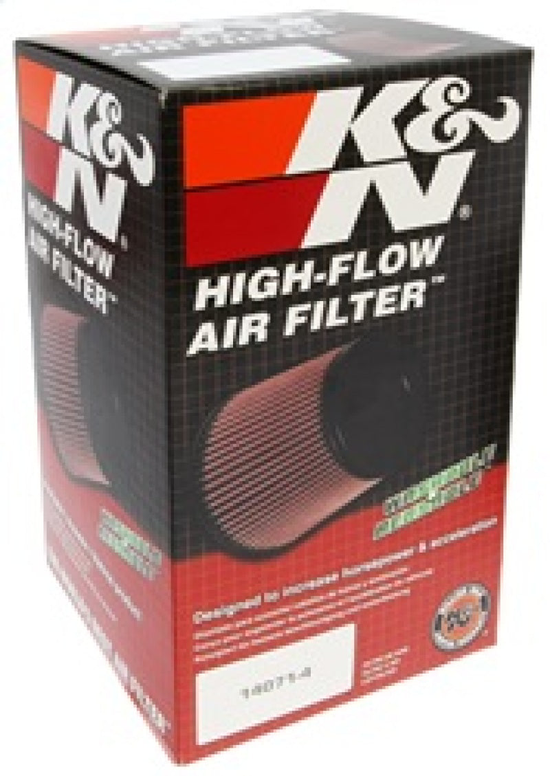 K&N Universal Rubber Filter 3inch FLG / 5inch OD-B / 4-5/8inch OD-T / 8inch H - Racecraft Industries