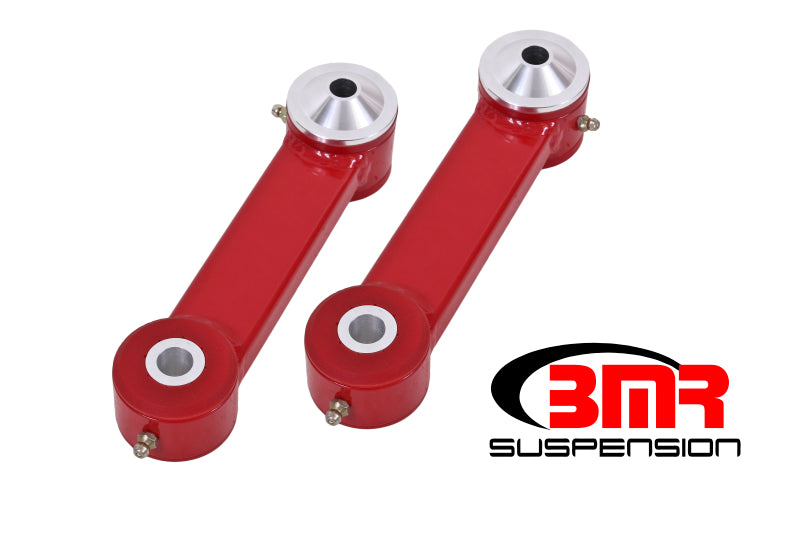 BMR 15-17 S550 Mustang Rear Lower Control Arms Vertical Link (Polyurethane) - Red - Racecraft Industries