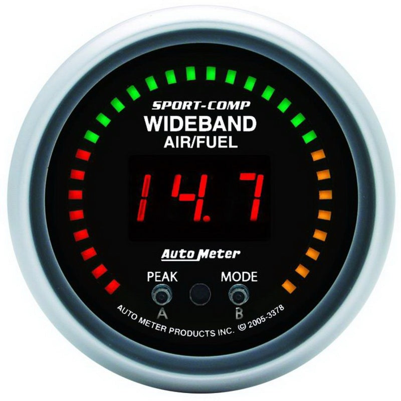 Autometer Sport-Comp 52mm Wideband Air/Fuel Gauge - Racecraft Industries