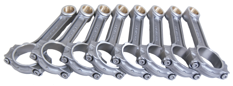 Eagle Chevrolet LS 4340 I-Beam Connecting Rod 6.125in (Set of 8) - Racecraft Industries