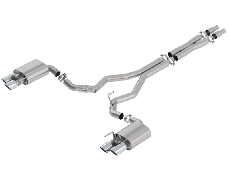 Borla 2018 Ford Mustang GT 5.0L AT/MT 3in ATAK Catback Exhaust w/ Valves - Racecraft Industries