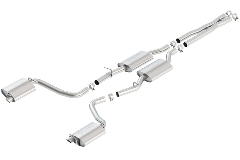 Borla 15-16 Dodge Charger R/T 5.7L No Tip Use Factory Valence Single Split Rear Exit S-Type Exhaust - Racecraft Industries