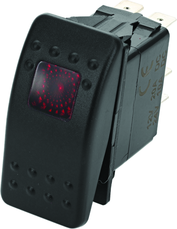 DragonFire Racing Lighted Switch On/Off Rocker Switch Red Lite - Racecraft Industries