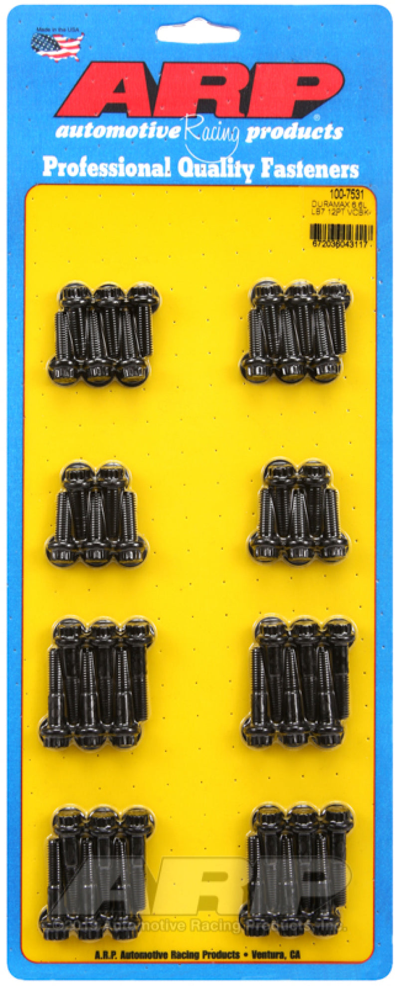 ARP Chevy Duramax 6.6L LB7 12pt Valve Cover Bolt Kit - Racecraft Industries