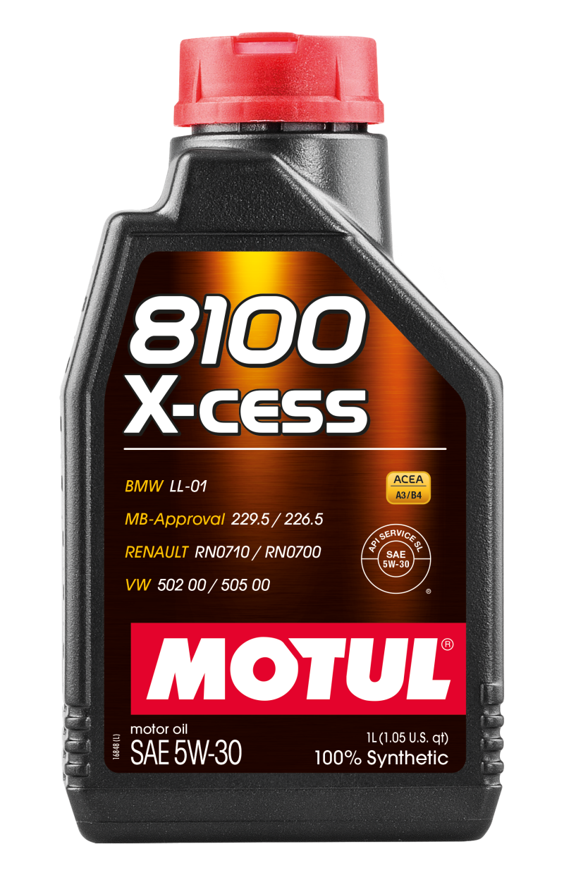 Motul Synthetic Engine Oil 8100 5W30 X-CESS 1L - Racecraft Industries