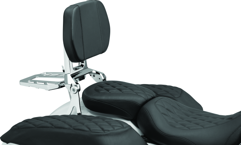 Kuryakyn Neo Driver & Passenger Backrest Chrome - Racecraft Industries