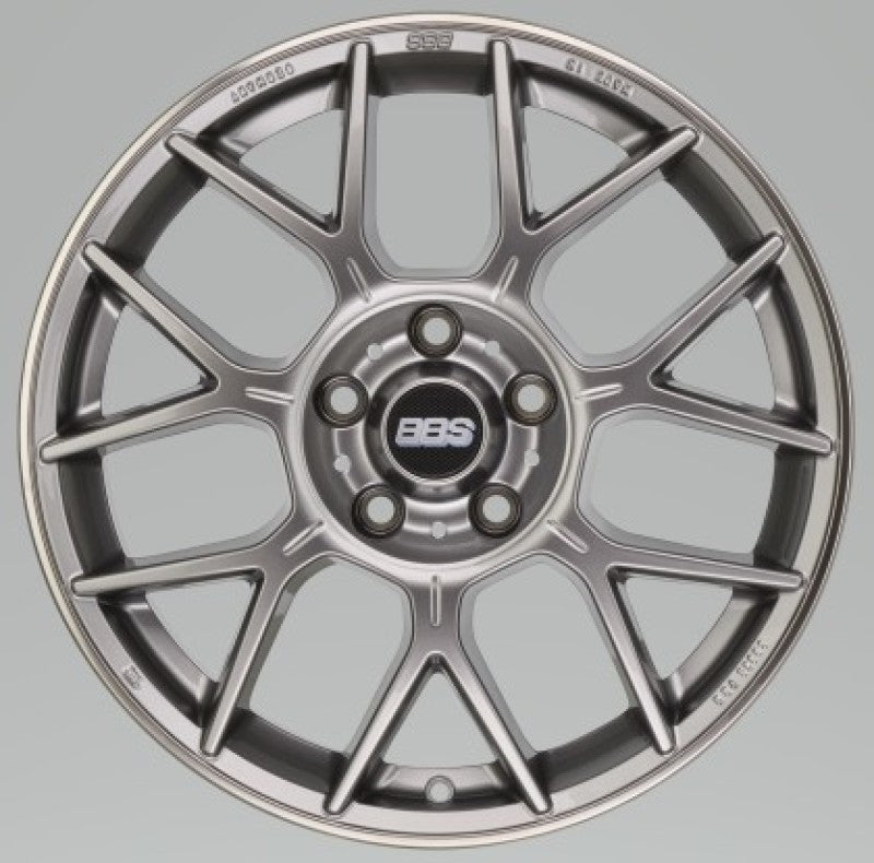 BBS XR 18x8 5x112 37mm Offset 82mm Bore PFS/Clip Req Gloss Platinum Wheel - Racecraft Industries