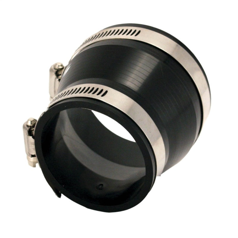 Spectre Coupler/Reducer 3in. to 2.5in. (PVC) - Black - Racecraft Industries