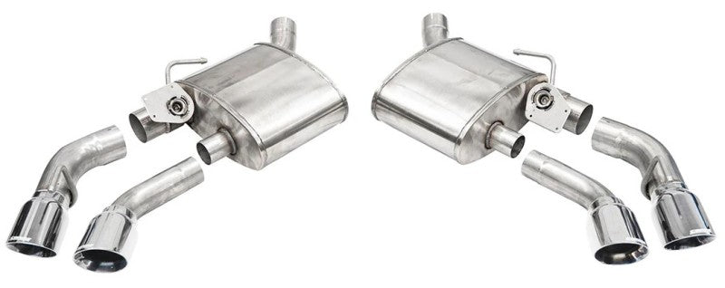 Corsa 16-24 Chevrolet Camaro SS/ZL1 6.2L V8 Polished Xtreme Axle-Back Exhaust (w/ Factory NPP Valve) - Racecraft Industries
