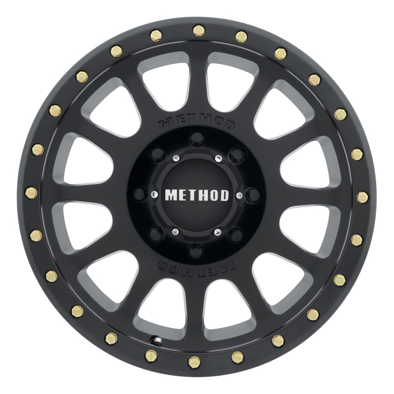 Method MR305 NV 20x9 +18mm Offset 8x6.5 130.81mm CB Matte Black Wheel - Racecraft Industries