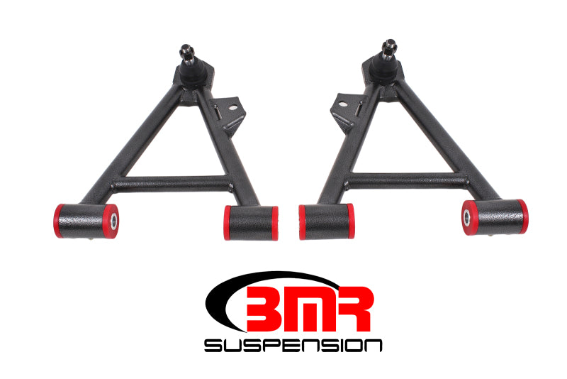 BMR 94-04 Mustang Lower Non-Adj. A-Arms (Coilover Only) w/ STD. Ball Joint (Poly) - Black Hammertone - Racecraft Industries