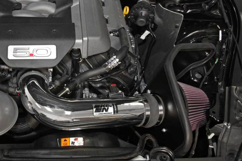 K&N 2015 Ford Mustang GT 5.0L V8 Typhoon Intake Kit - Racecraft Industries