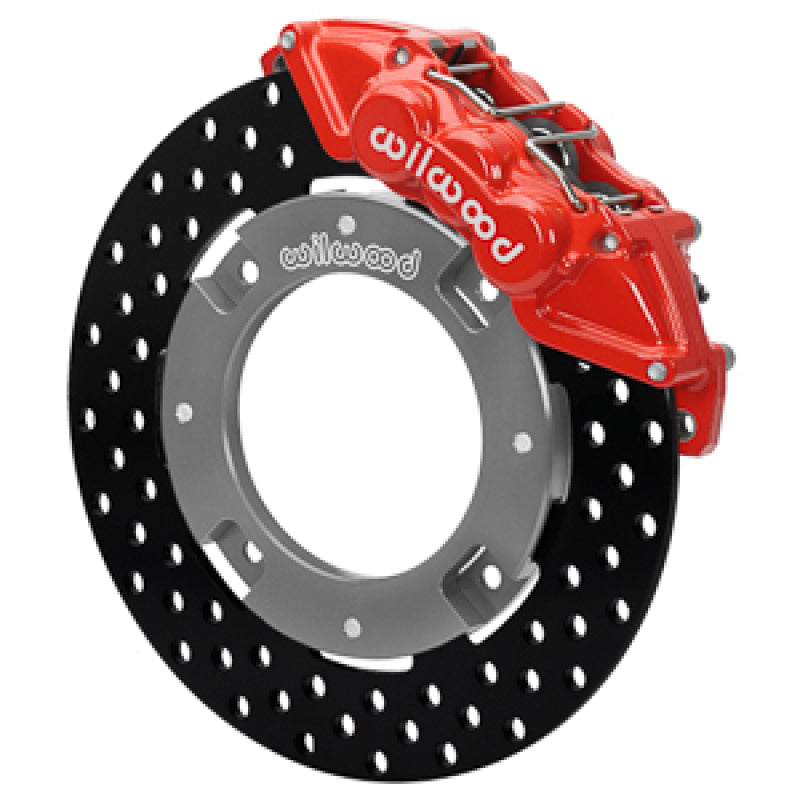 Wilwood 17-21 Can-Am X3RS Red 6-Piston Front Kit 11.25in - Drilled Rotors - Racecraft Industries