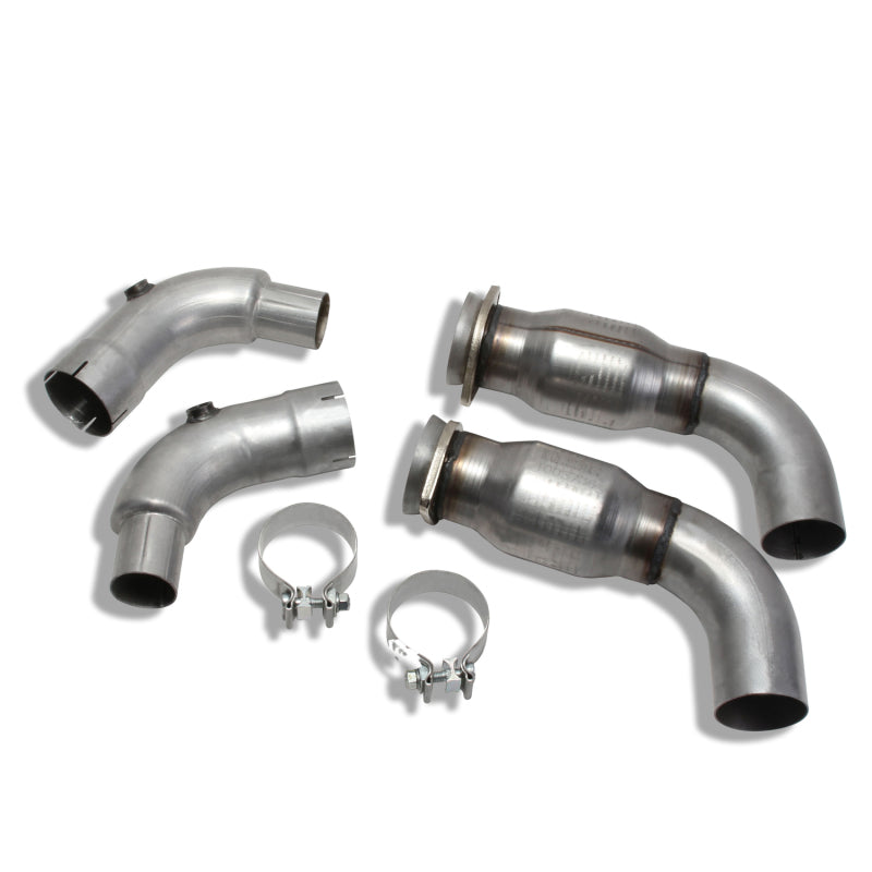 BBK 15-20 Ford Mustang GT 3in Short Mid Pipe Kit w/Cats (Use LT Header 1633/16330/1856/18560) - Racecraft Industries