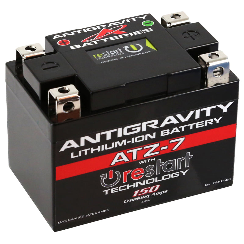 Antigravity YTZ7 Lithium Battery w/Re-Start - Racecraft Industries