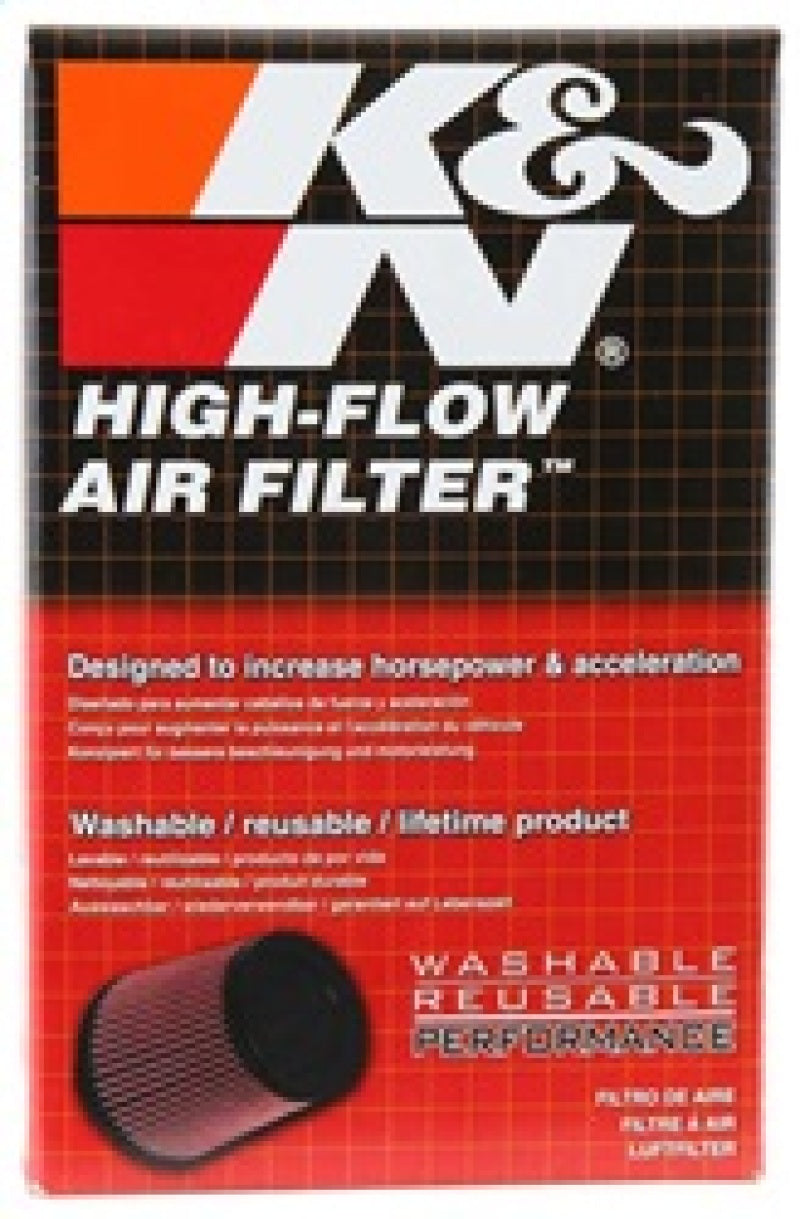 K&N Universal Rubber Filter 2.5 inch 5 Degree FLG 3.5 inch OD 4 inch Height - Racecraft Industries