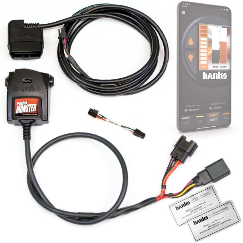 Banks Power Pedal Monster Kit (Stand-Alone) - Molex MX64 - 6 Way - Use w/Phone - Racecraft Industries