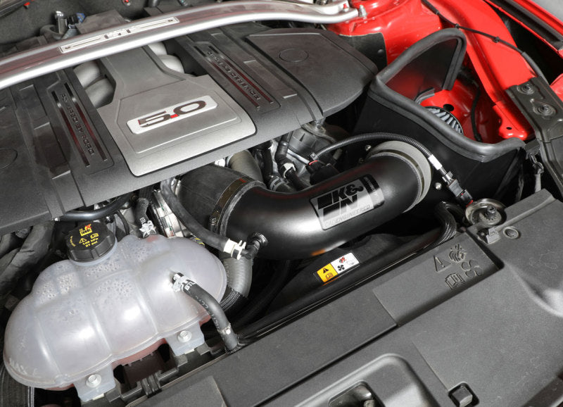 K&N 2018 Ford Mustang GT V8 5.0L F/I Performance Intake Kit - Racecraft Industries