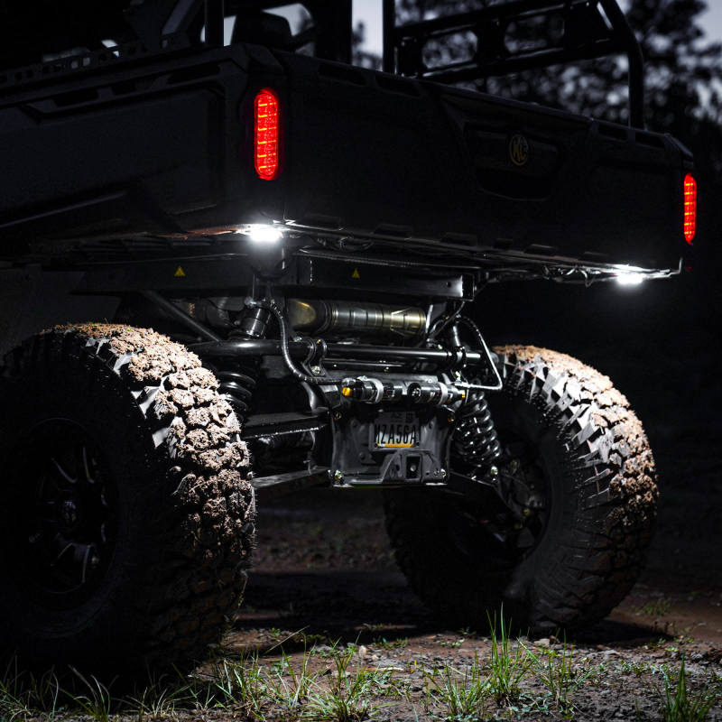 KC HiLiTES Cyclone V2 LED - Rock Light - 6-Light System - Clear - 5W Flood Beam - Racecraft Industries