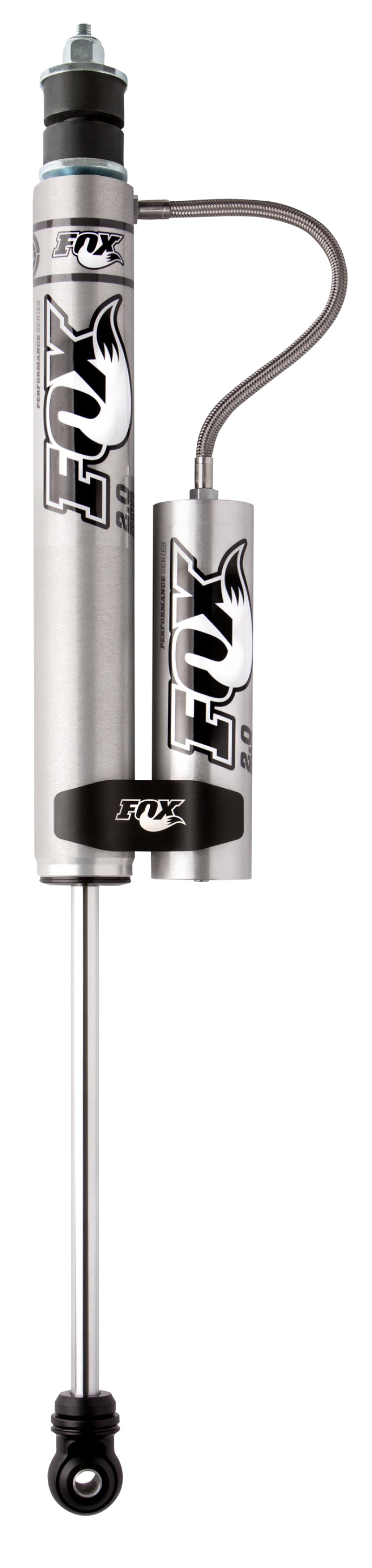 Fox 2.0 Performance Series 12.1in. Smooth Body Remote Res. Shock w/Stem Mount / Std Travel - Black - Racecraft Industries