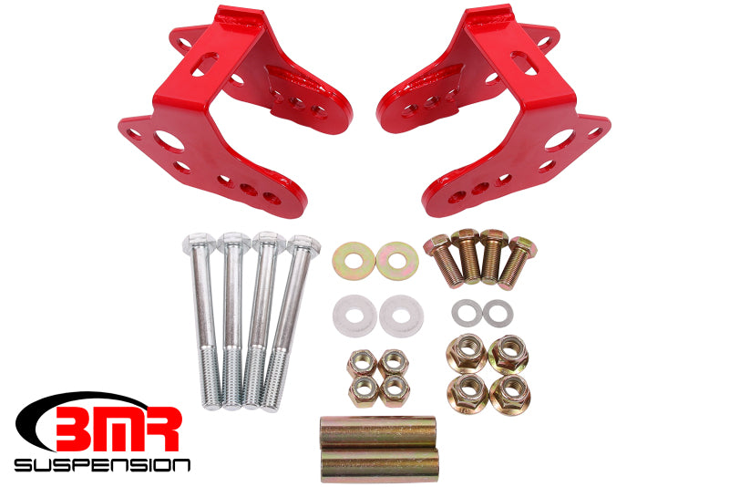 BMR 79-04 Ford Mustang Control Arm Relocation Bracket - Red - Racecraft Industries