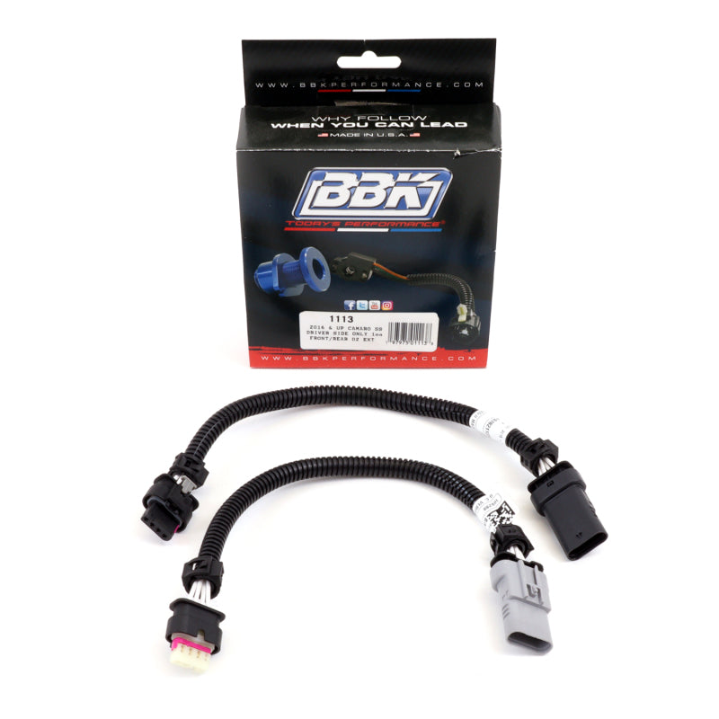 BBK 16-20 Chevrolet Camaro 6.2L SS O2 Sensor Extensions (AUTO ONLY Drivers Side 1 Front & 1 Rear) - Racecraft Industries
