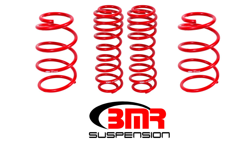 BMR 07-14 Shelby GT500 Drag Lowering Springs (Set Of 4) - Red - Racecraft Industries