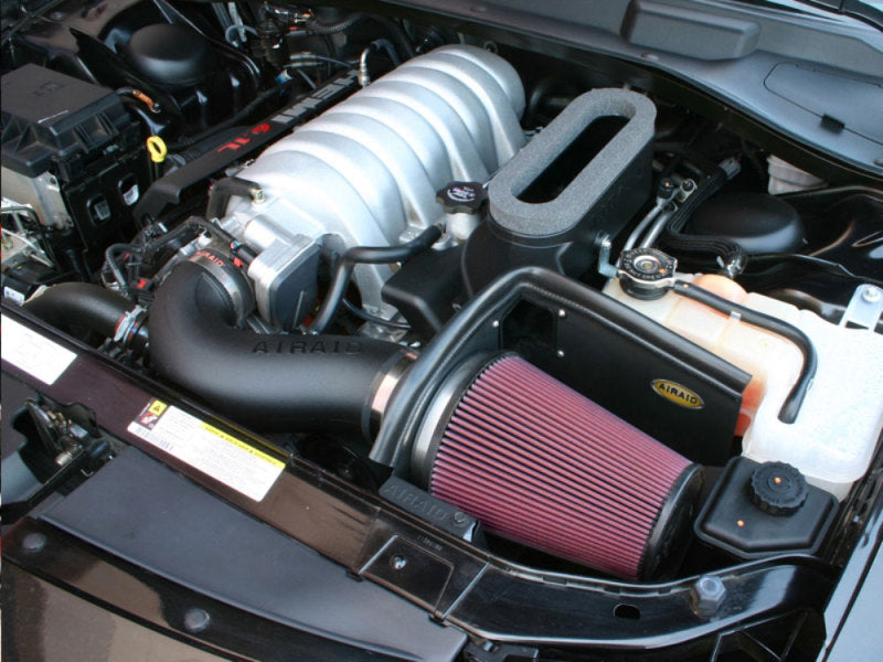 Airaid 06-10 Dodge Charger / 08 Magnum SRT8 6.1L Hemi CAD Intake System w/ Tube (Oiled / Red Media) - Racecraft Industries