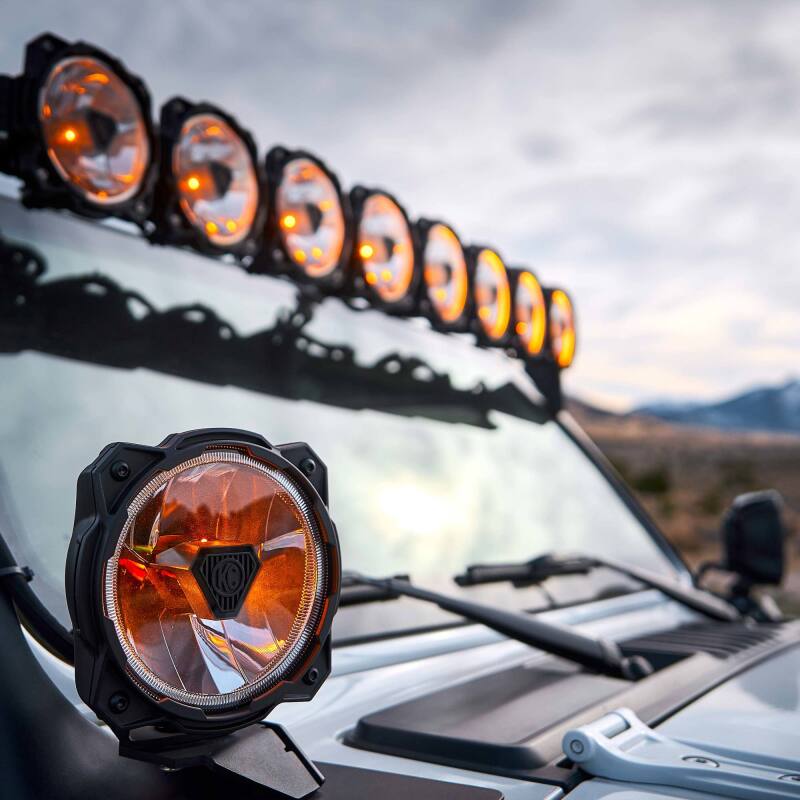 KC HiLiTES Gravity Titan LED 6in. - Pair Pack (SAE Driving Beam) - Racecraft Industries