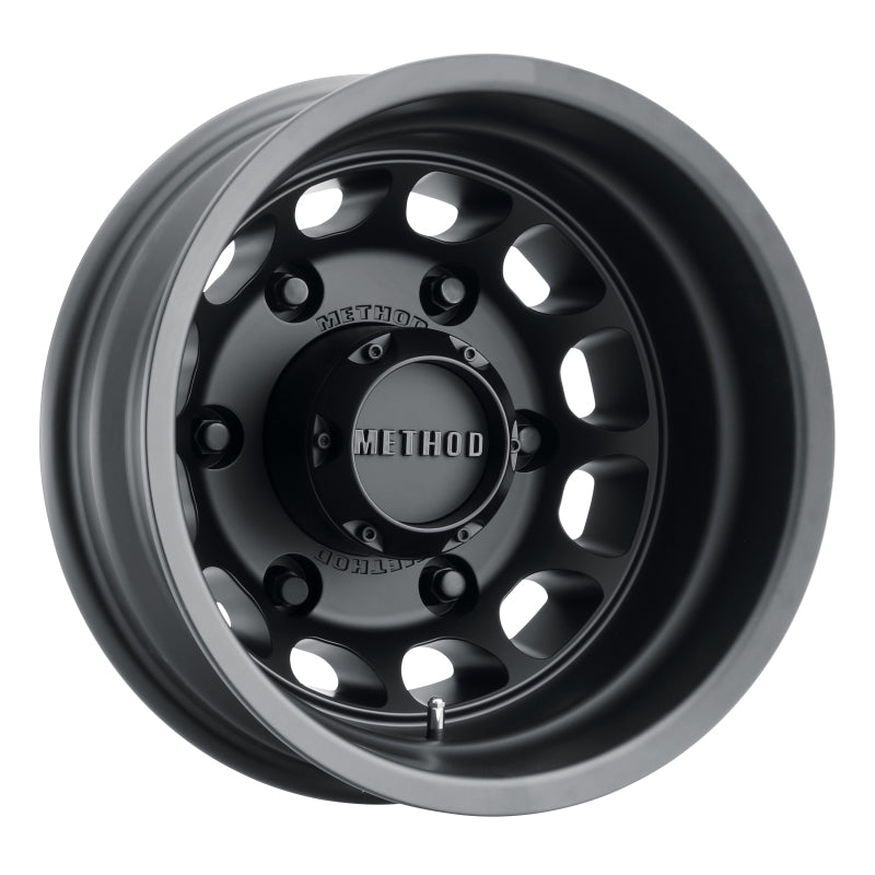 Method MR901 - REAR 16x5.5 -138mm Offset 6x205 161.04mm CB Matte Black Wheel - Racecraft Industries