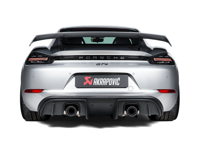 Akrapovic 2020+ Porsche Cayman GT4 (718) Slip-On Race Line (Titanium) (Req Tips / Option 2) - Racecraft Industries